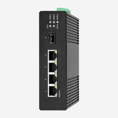 Storm Control STP RSTP Industrial Smart Switch Gigabit Ethernet Switch 1 SFP Fiber Port