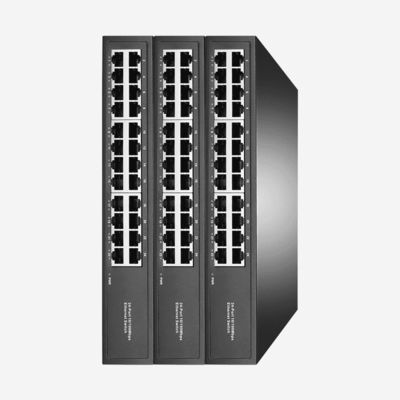 Unmanaged 100 Mbps Ethernet Switch With 24 Ports And AC Adapter