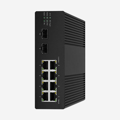 EMC High Protection 8 Port Layer 2+ Switch With 2 Gigabit SFP, VLAN, ACL, ERPS Ring Network