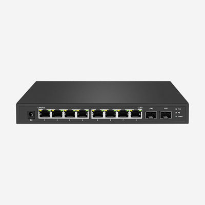 8 2.5 G RJ45 And 2 10G SFP+ Ports, 2.5gbps Switch With Link/Act LED Indicators