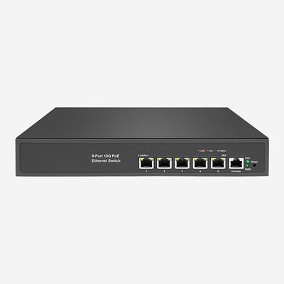 Ταχύτητα μεταφοράς δεδομένων με 10GB PoE Ethernet Switch SSH Security, 5 10Gbps RJ45 Port