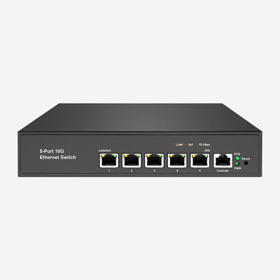 5 10G Προσαρμοστική RJ45 Μία απρόσκοπτη συνδεσιμότητα 10GB Layer 3 Switch με υποστήριξη QoS / VLAN