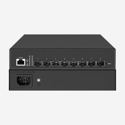 8 SFP + 10GB Ethernet Switch με ράκερ και 160Gbps χωρητικότητα μεταγωγής για απόδοση και αποτελεσματικότητα